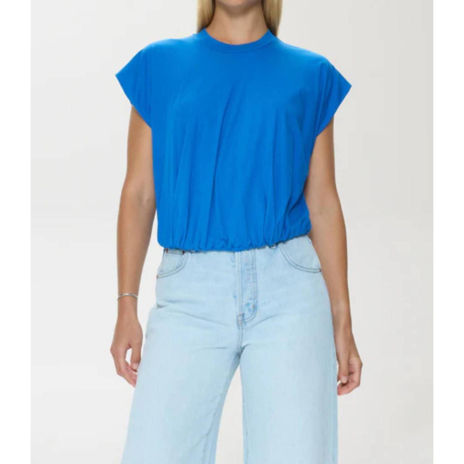New Pistola Millie Bubble Tee Top In Dusk